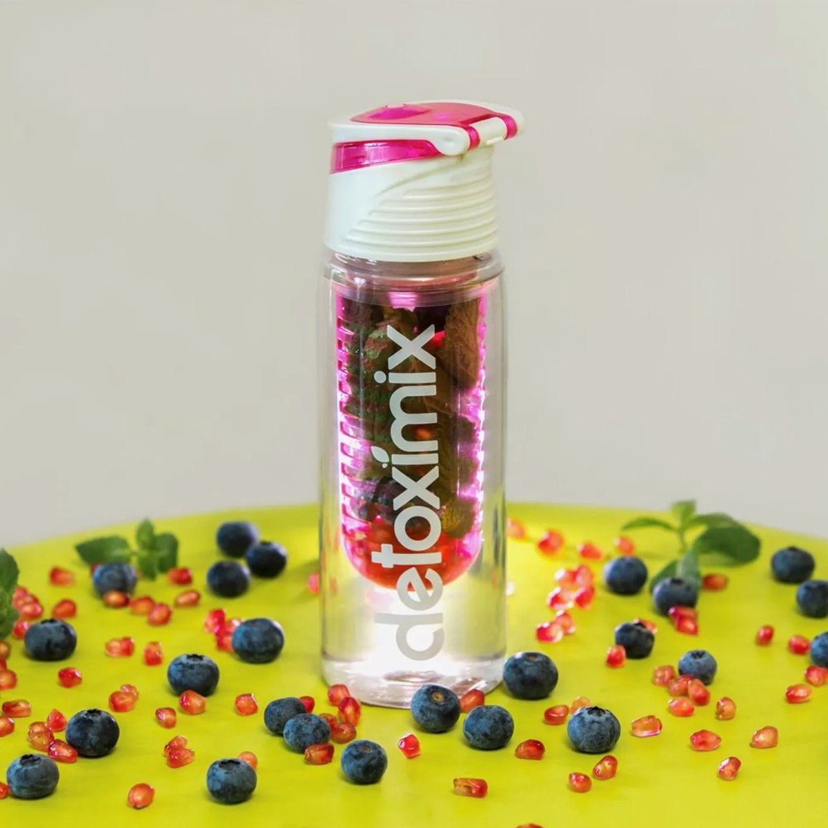 Infuseur à fruits   Sakura rose, DETOXIMIX