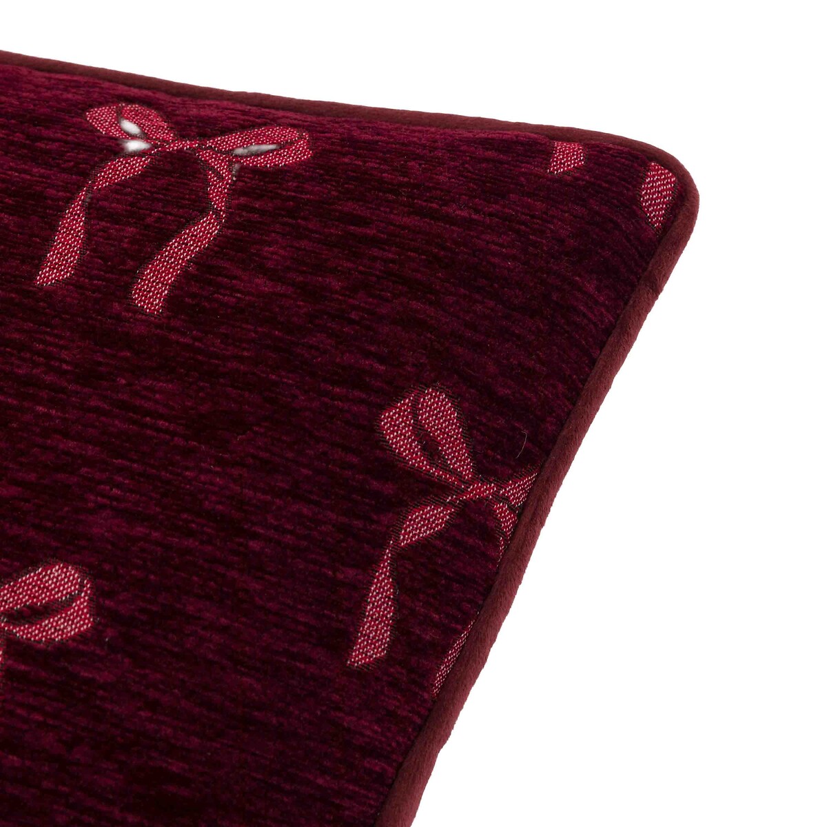 Vintage Bow Chenille Cushion red, ÉDITÉ