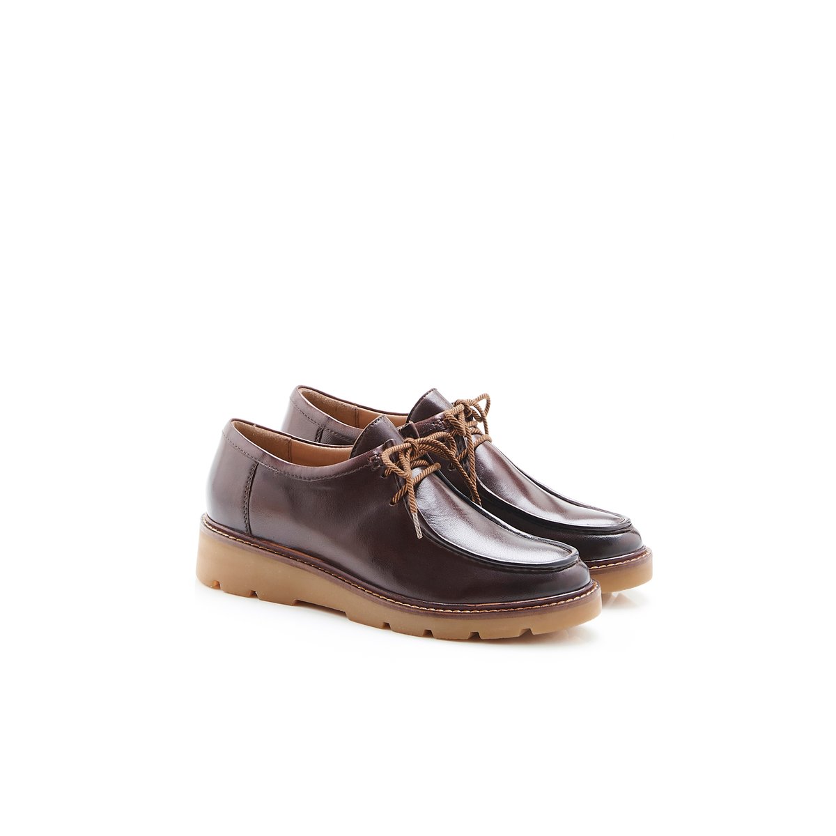 Derbies crantés Amortyl marron, DAMART