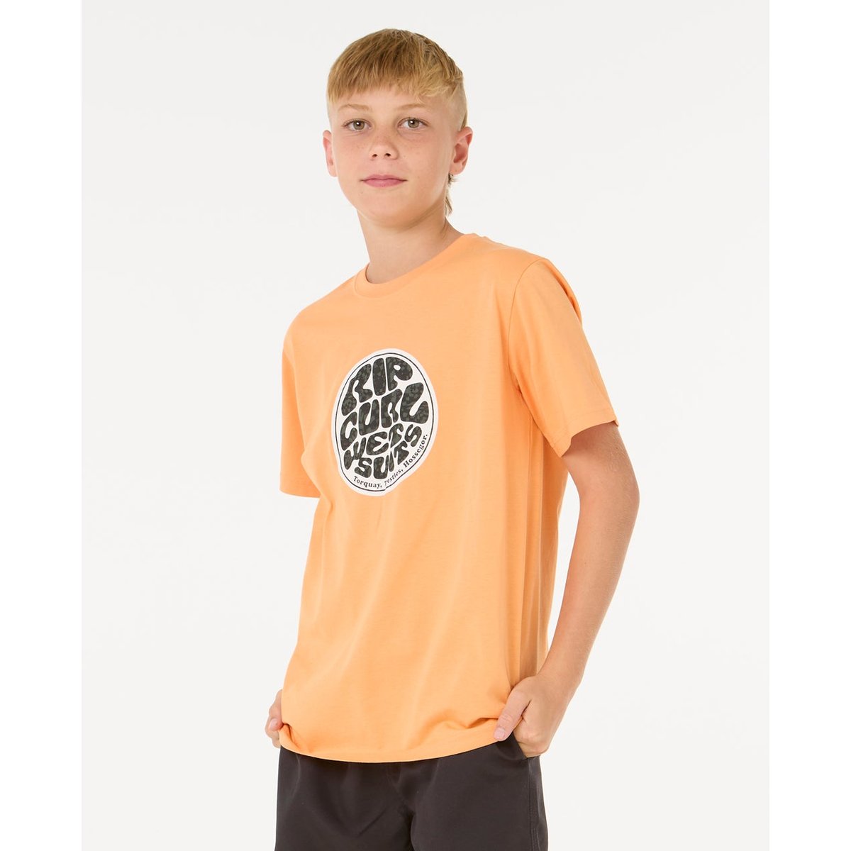 T-shirt FILGREE SS TEE -BOY zeste de mandarine, RIP CURL