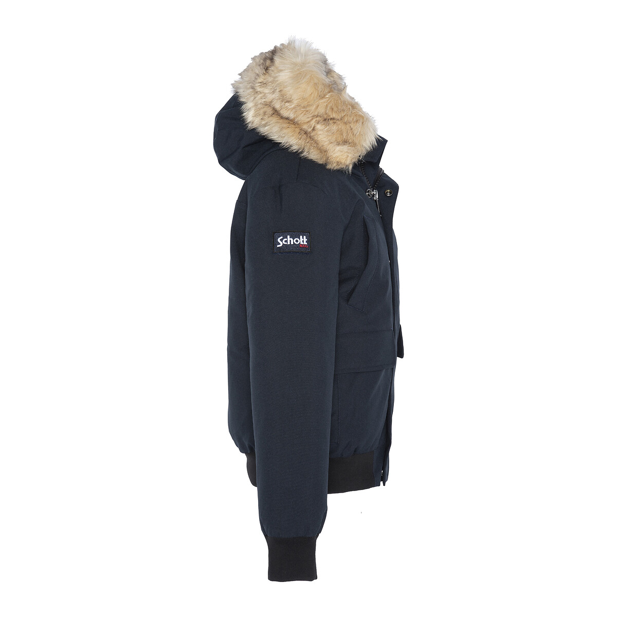 Parka à capuche 10-16 ans bleu marine, SCHOTT
