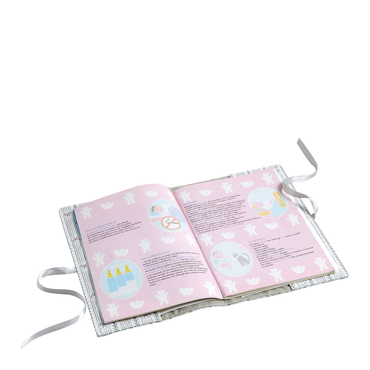 Protège carnet de santé rose, MATHILDE M