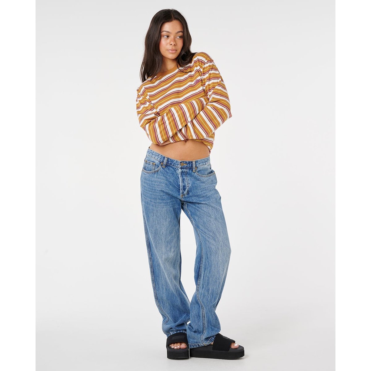 Jean relax STEPHANIE GILMORE bleu denim, RIP CURL