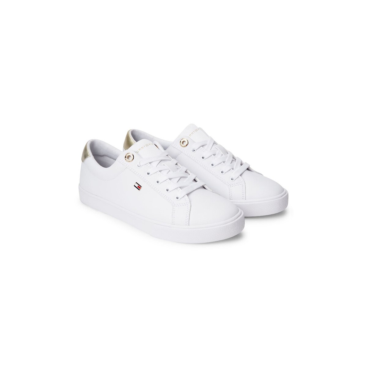 Tennis IM SNEAKER blanc/doré, TOMMY JEANS
