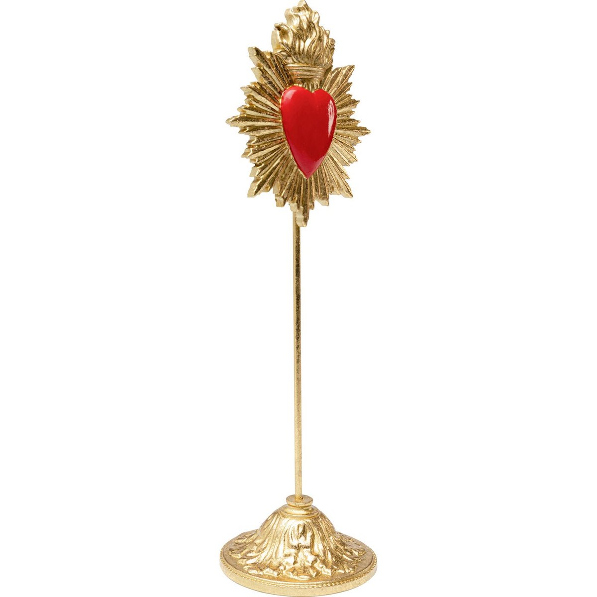 Déco coeur enflammé couleur unique, KARE DESIGN