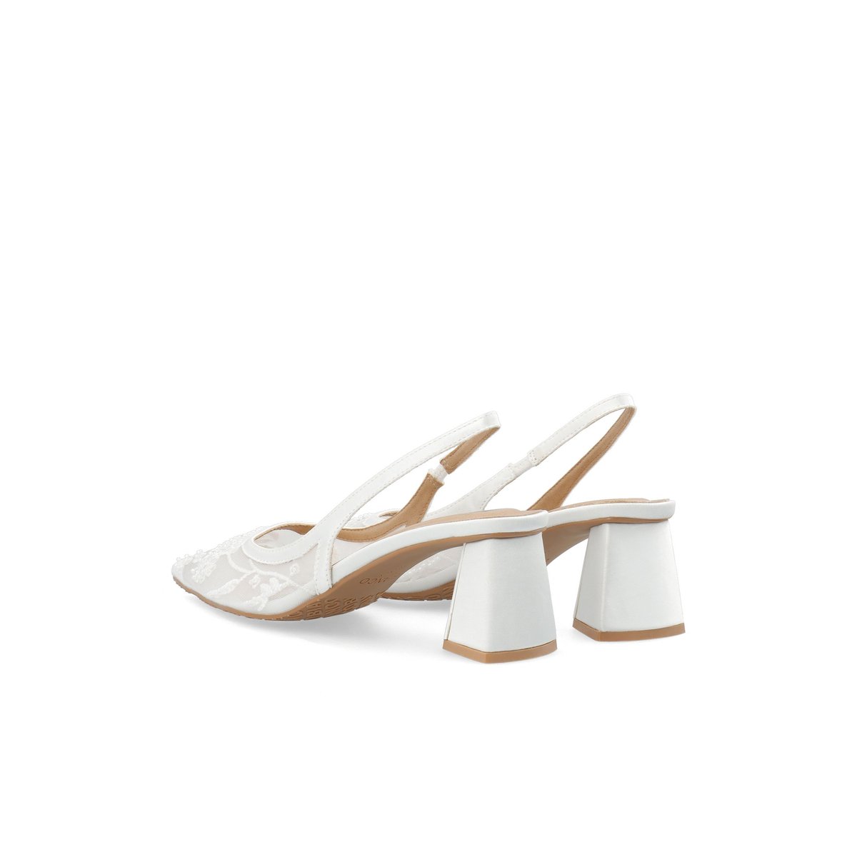 Chaussures À Bride Arrière offwhite, BIANCO