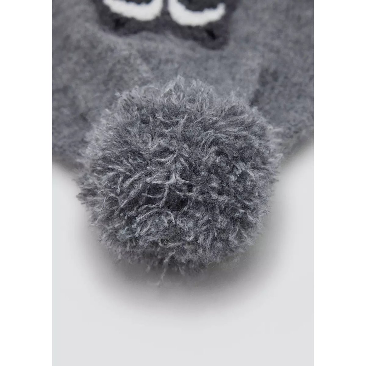 Bonnet maille raton laveur gris, MANGO BABY