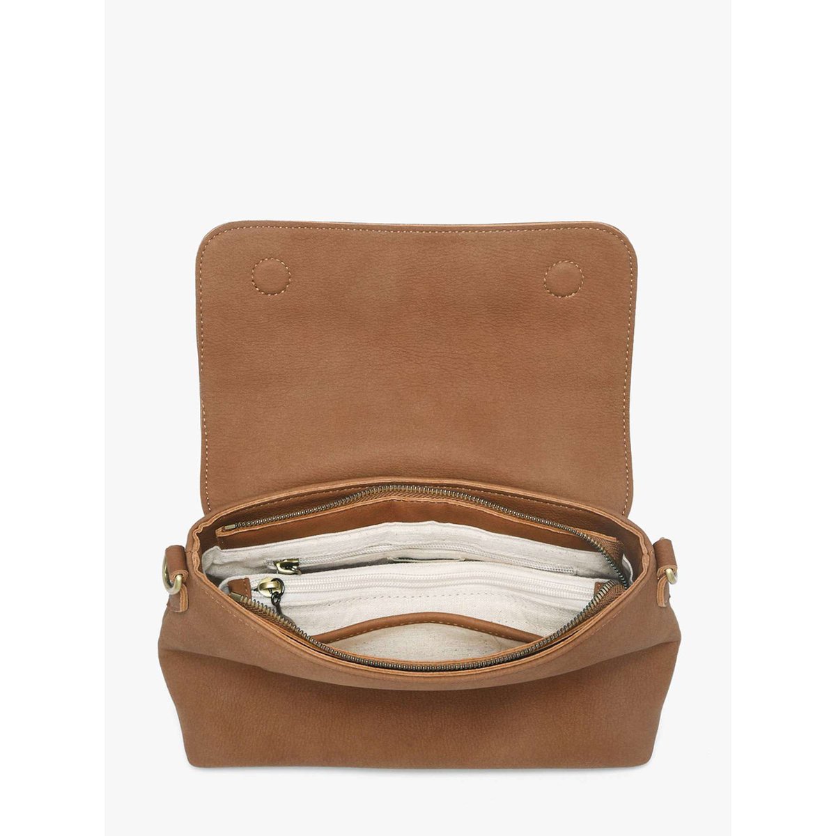 Sac bandoulière Verveine camel, WOOMEN