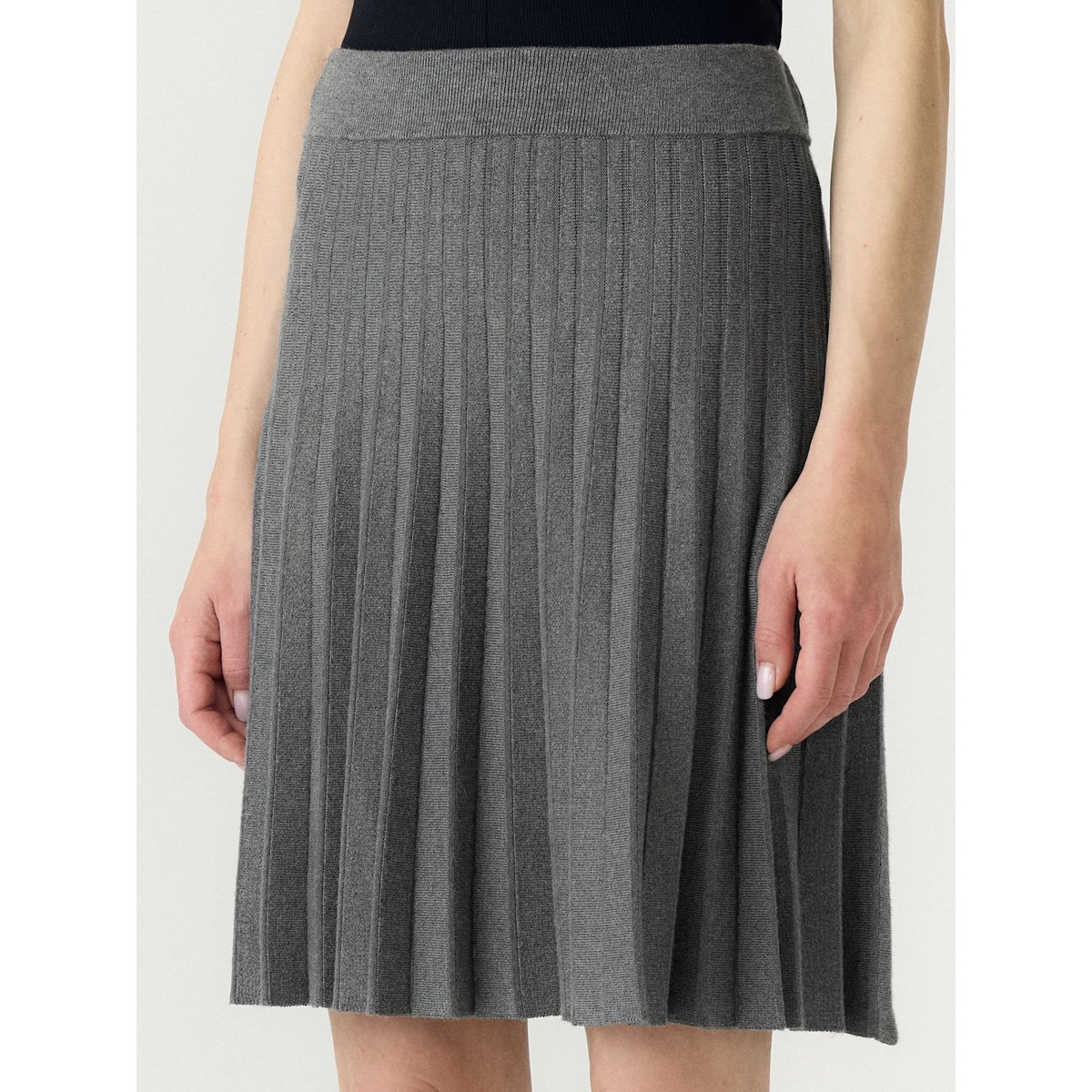 Jupe gris - medium grey melange1, YAS