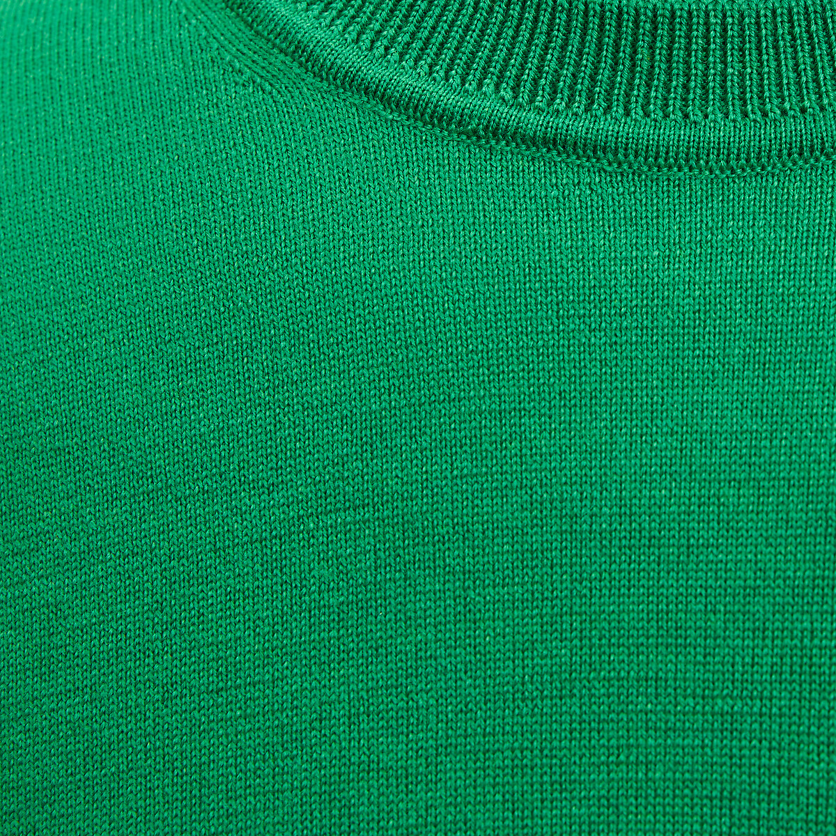 Trui in merinoswol, Signature BASTIEN veldgroen, LA REDOUTE COLLECTIONS