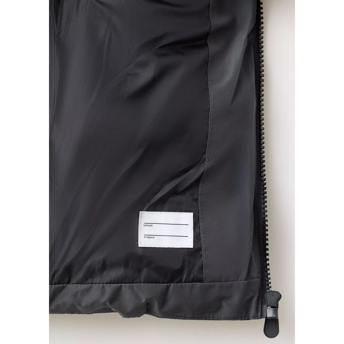 Anorak matelassé léger gris anthracite, MANGO KIDS