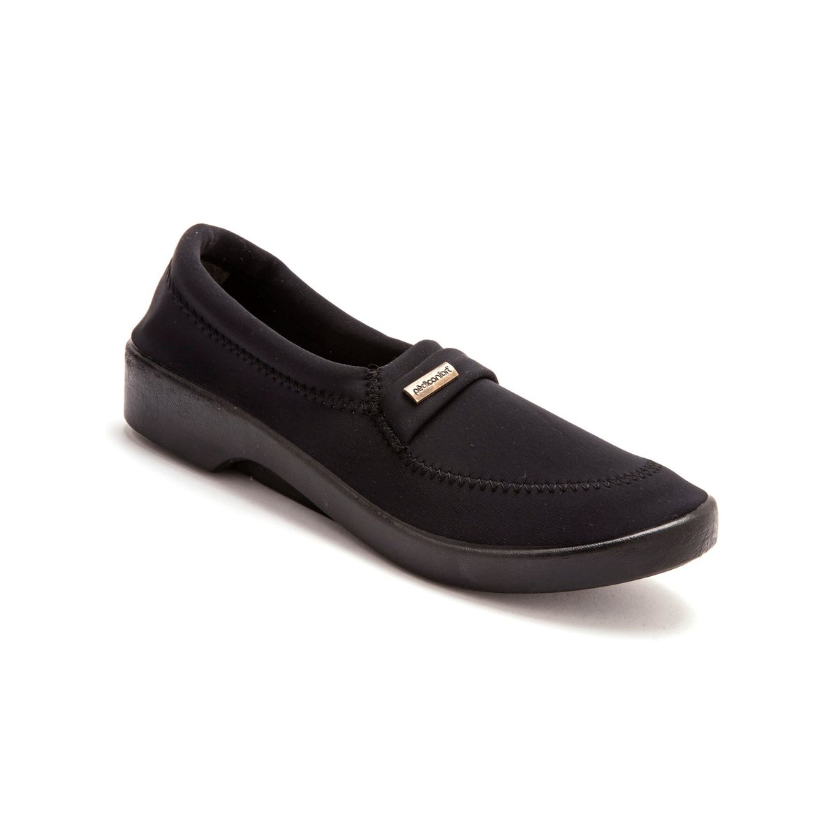 Mocassins extensibles noir, PEDICONFORT