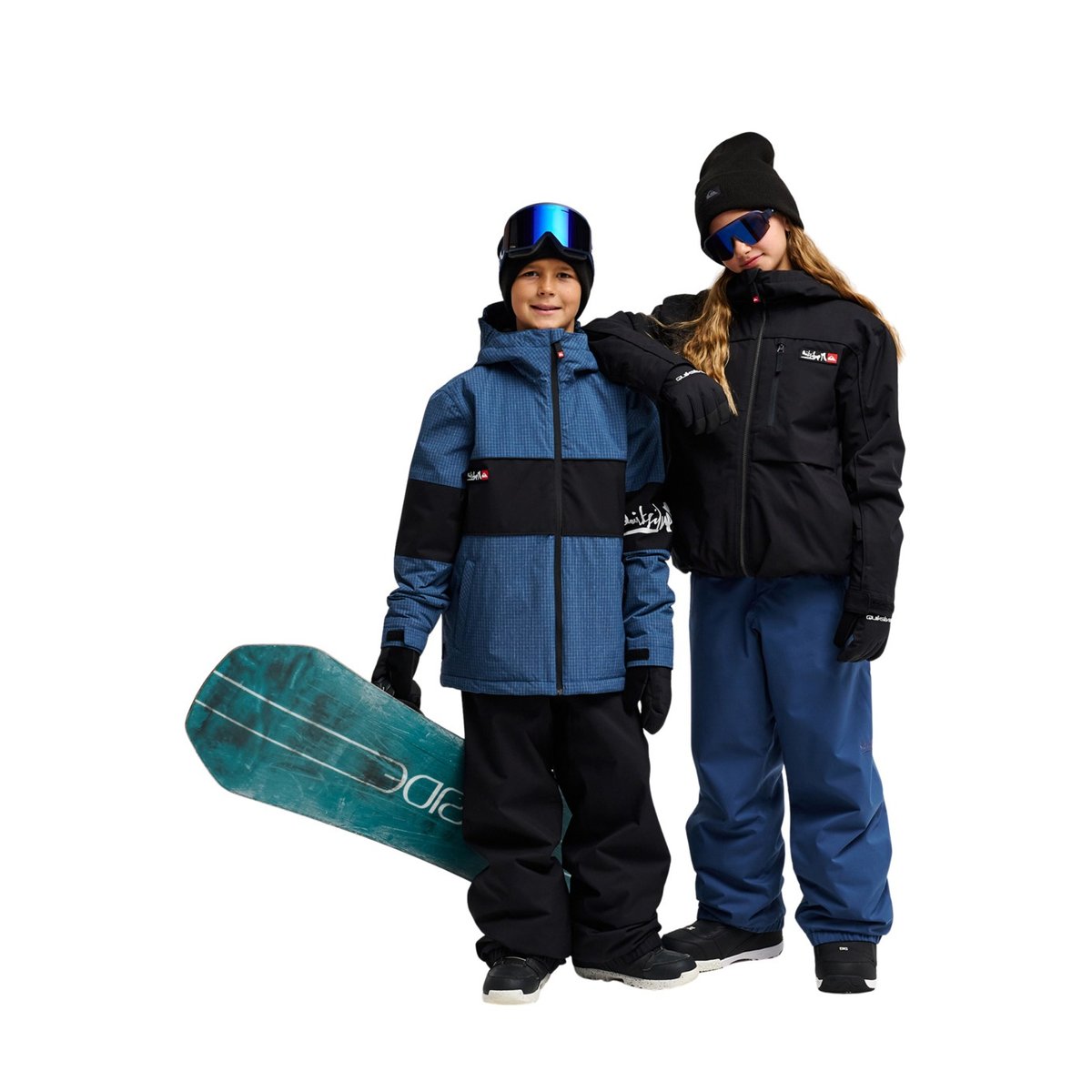 Veste de snow technique YOUNG GUNS HIGH IN THE HOOD 10K bleu dark denim, QUIKSILVER