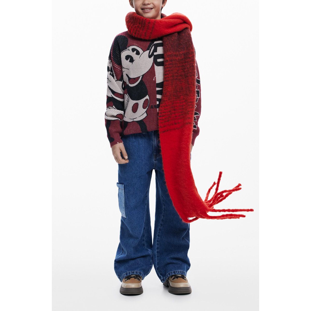 Pull Mickey Mouse™ rouge, DESIGUAL