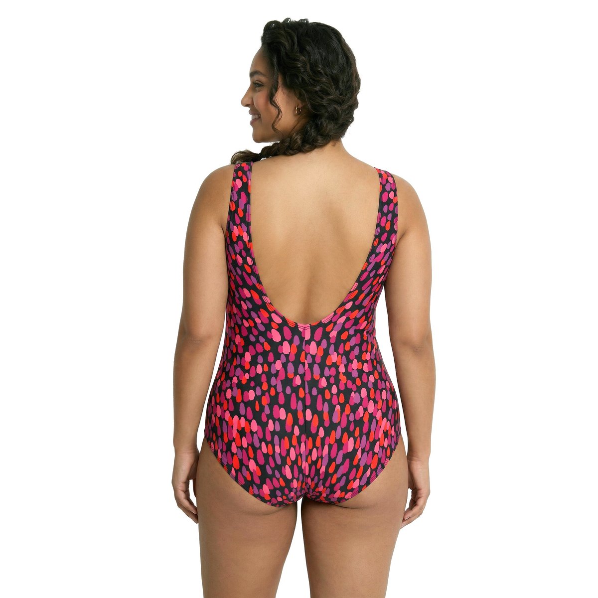 Maillot de bain avec bonnets souples orchidée, ULLA POPKEN
