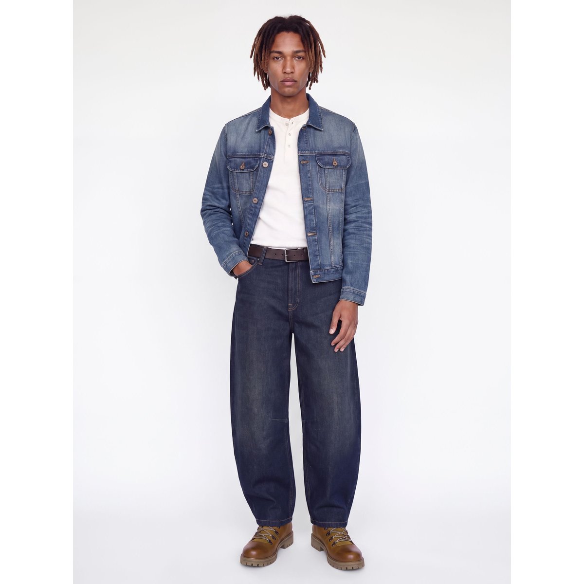 Jeans À Coupe Tonneau blue denim 1, JACK & JONES