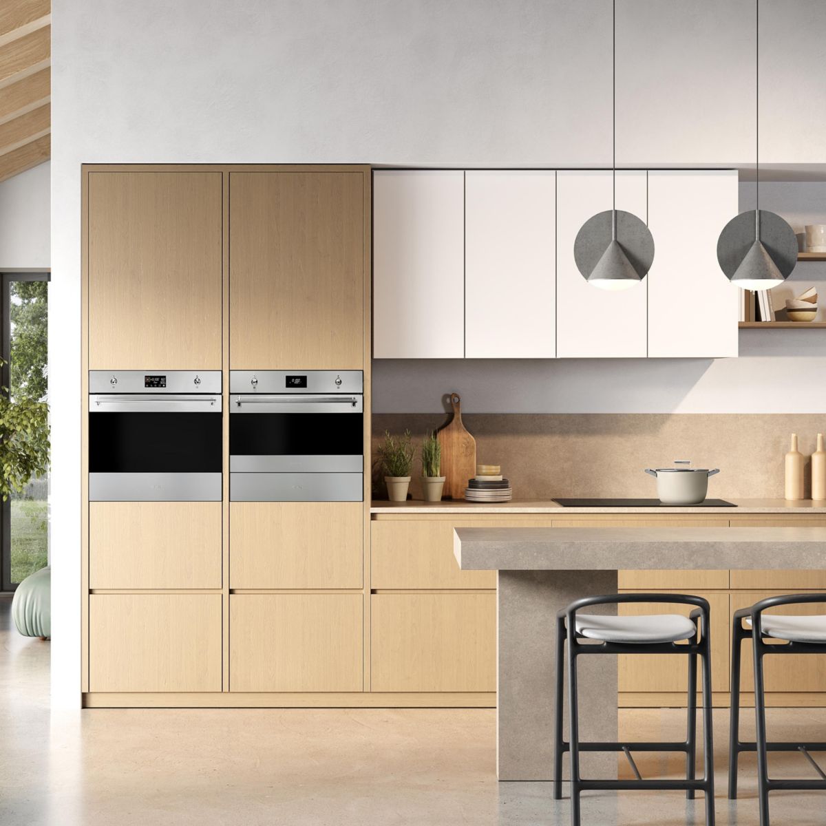 Tiroir Chauffant CPR315X couleur unique, SMEG