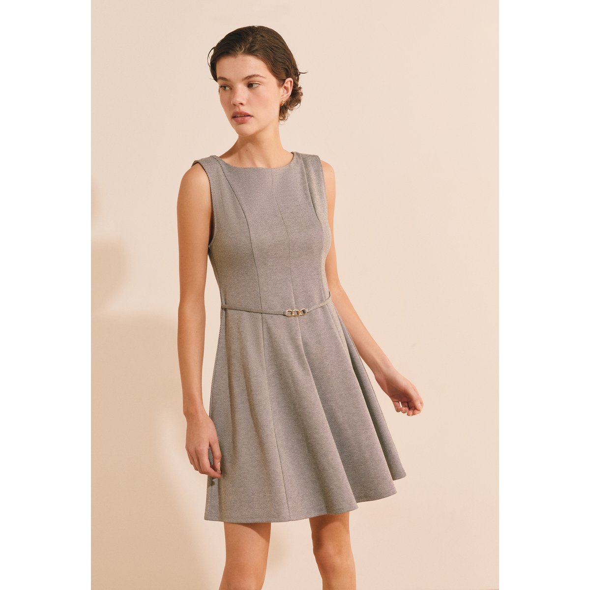 ETAM ROBE RAVEN RAY - ROBE gris, ETAM
