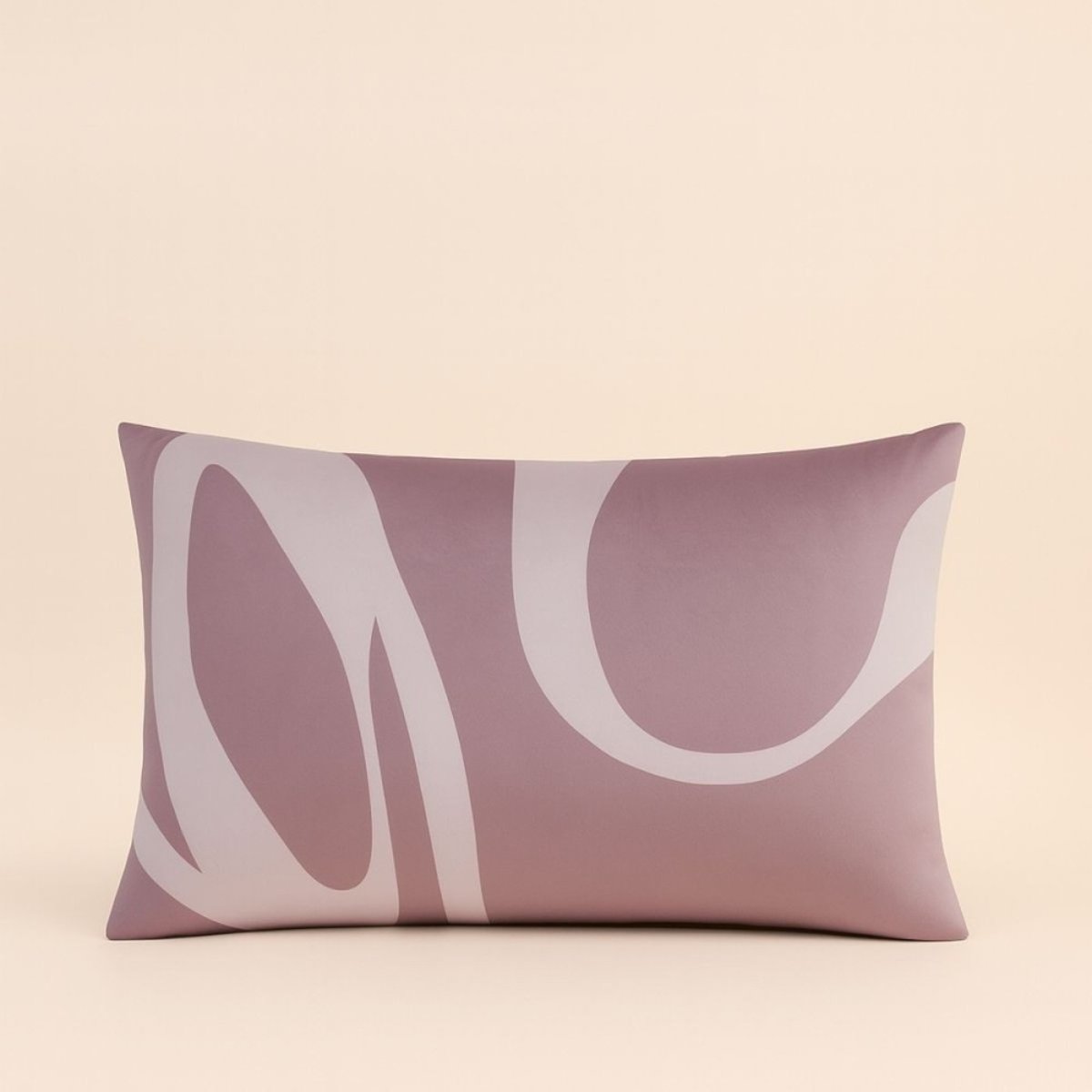 Coussin en velours zébré 40x60cm rose, ORNAMI