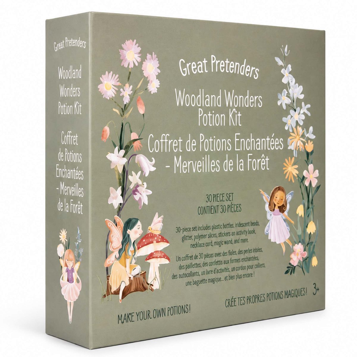 Jouet coffret de potions enchantées merveilles de la forêt vert, GREAT PRETENDERS
