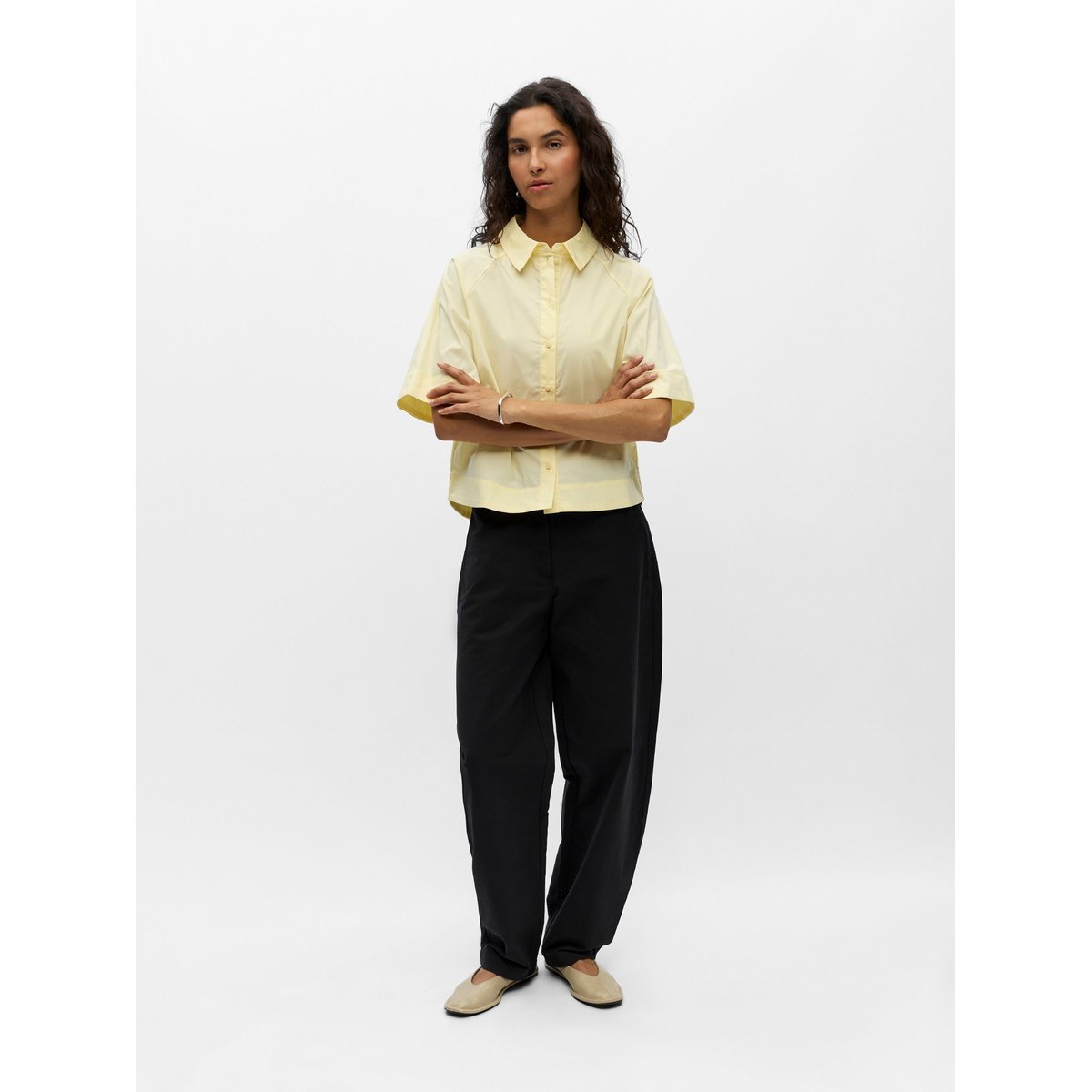 Chemise jaune - pastel yellow1, OBJECT