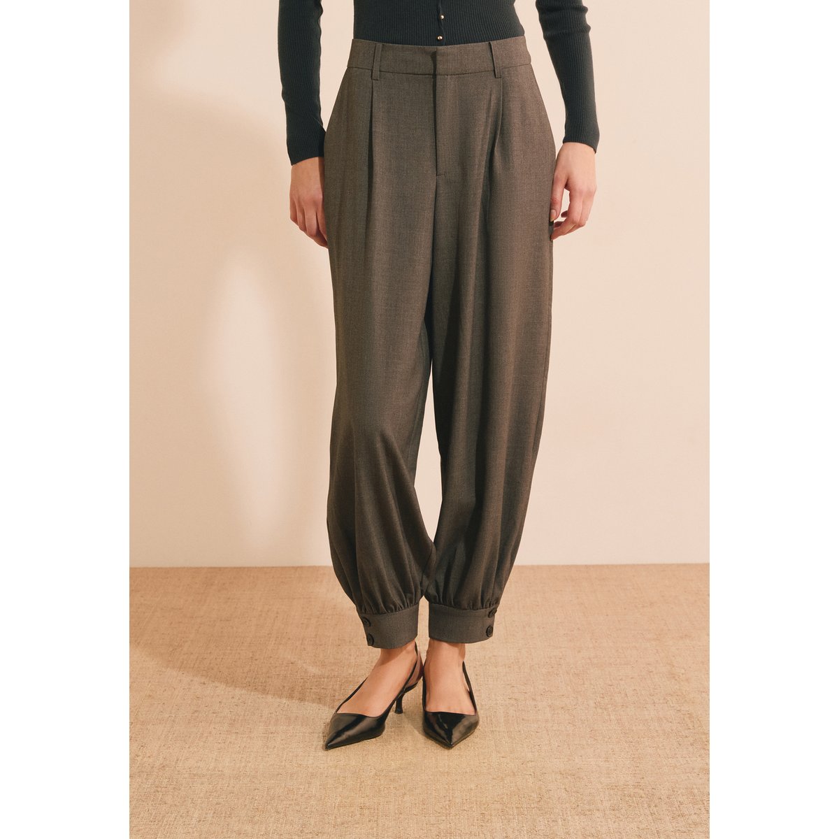 ETAM PANTALON ZAHARA - PANTALON gris, ETAM