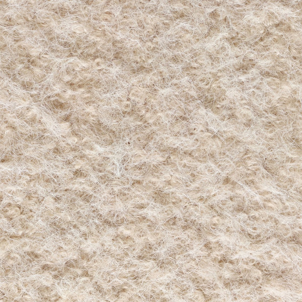 Pouf rond en tissu 45cm- NOLAN beige, DRAWER