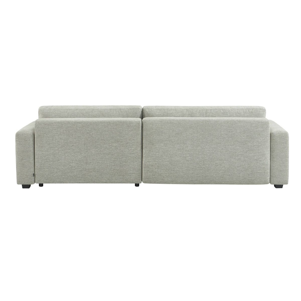 Canapé d'angle droit convertible 3 places tissu avec coffre WIDE gris foncé, SWEEEK