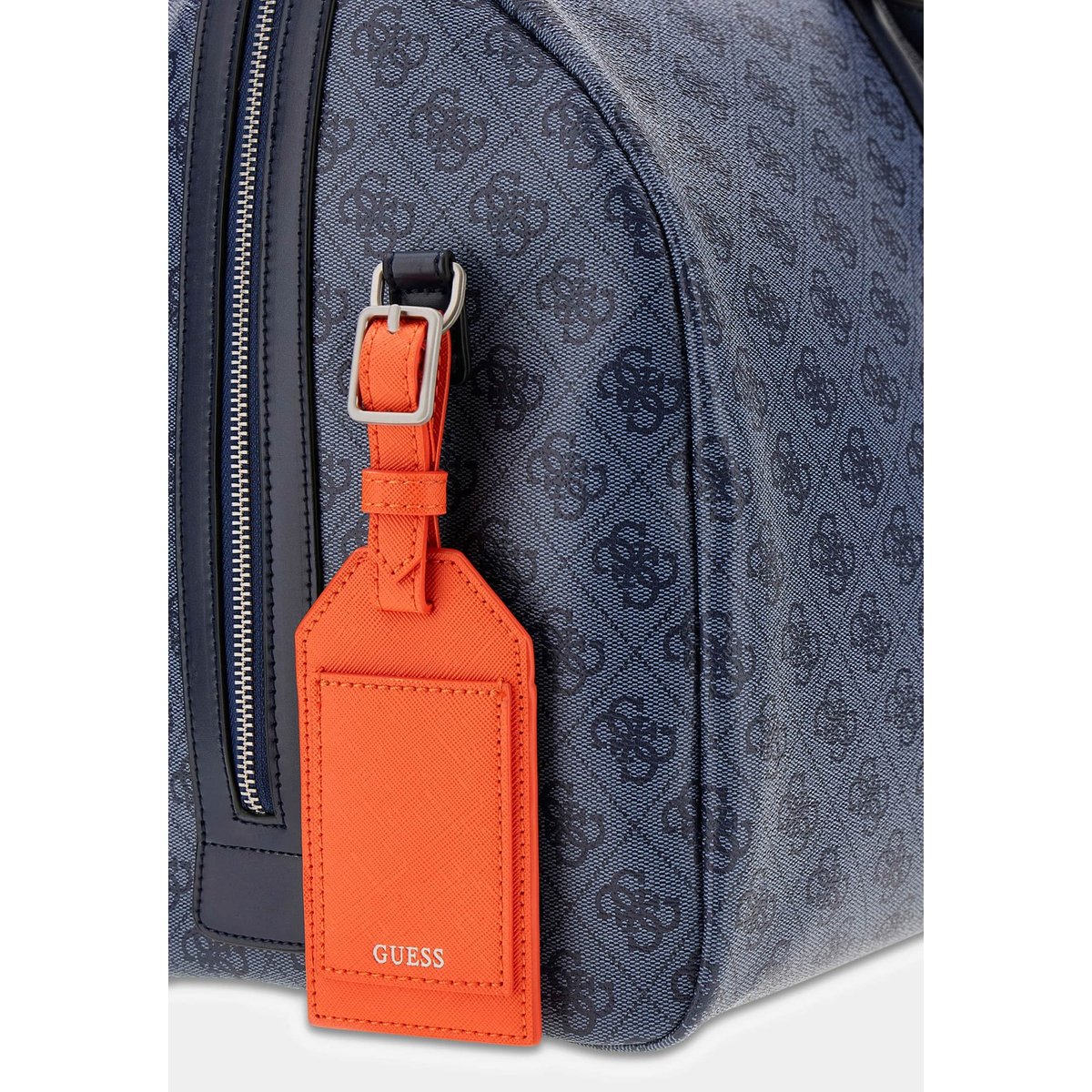 Sac Weekender Pisa Logo 4G bleu, GUESS