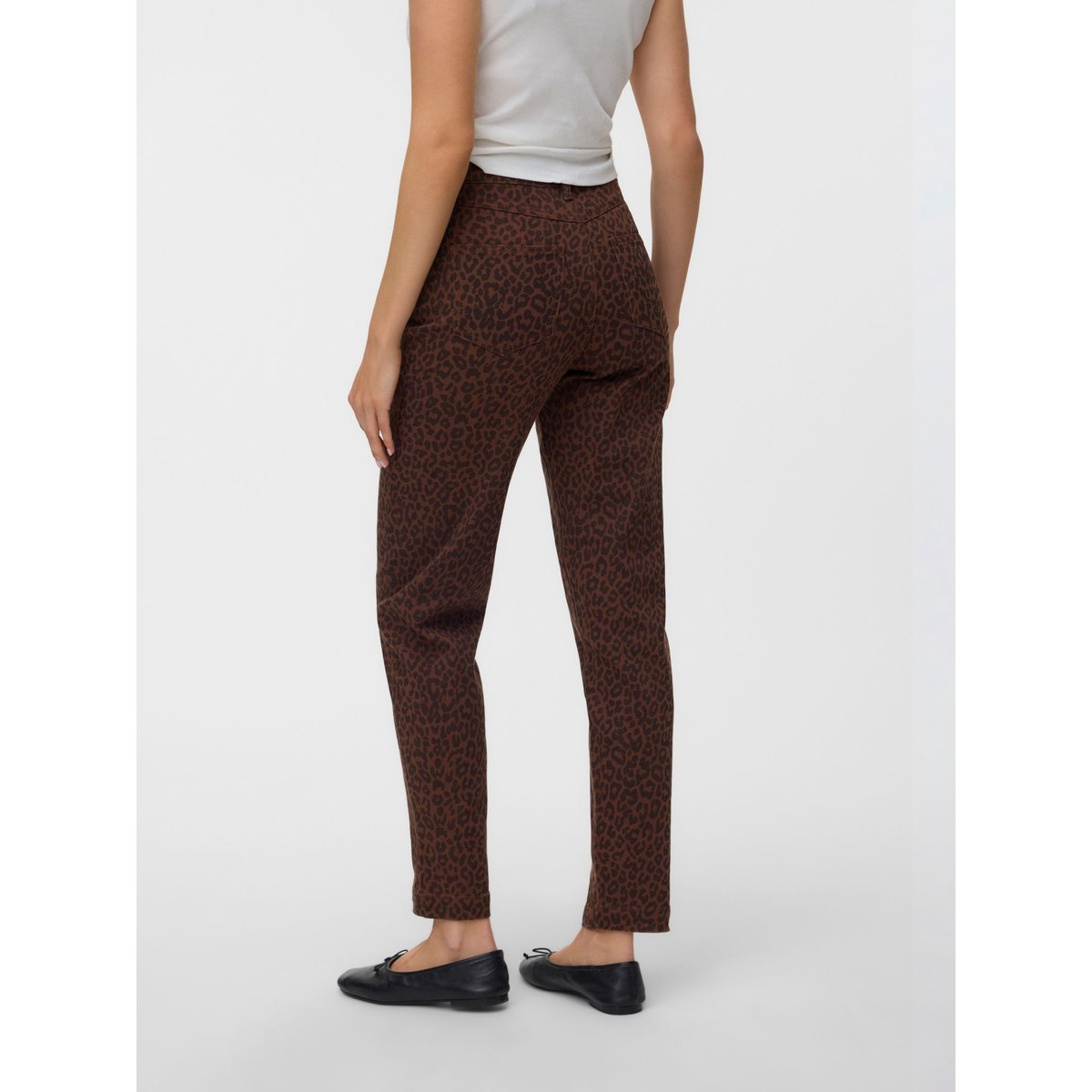 Jean Mom marron - chocolate chip 1, VERO MODA