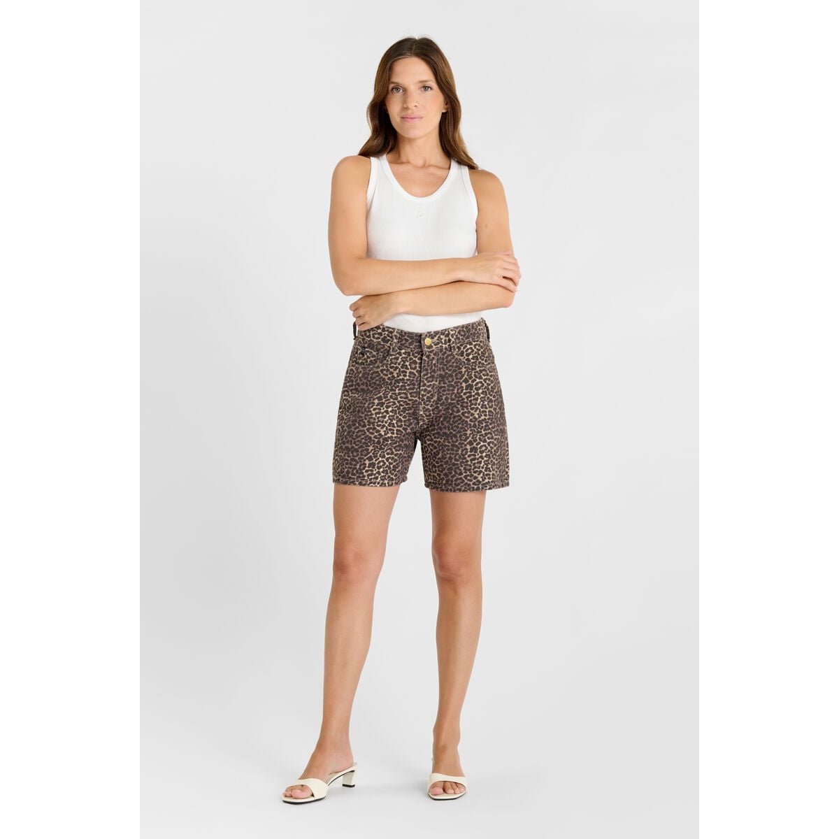 Short MUDA beige, LE TEMPS DES CERISES