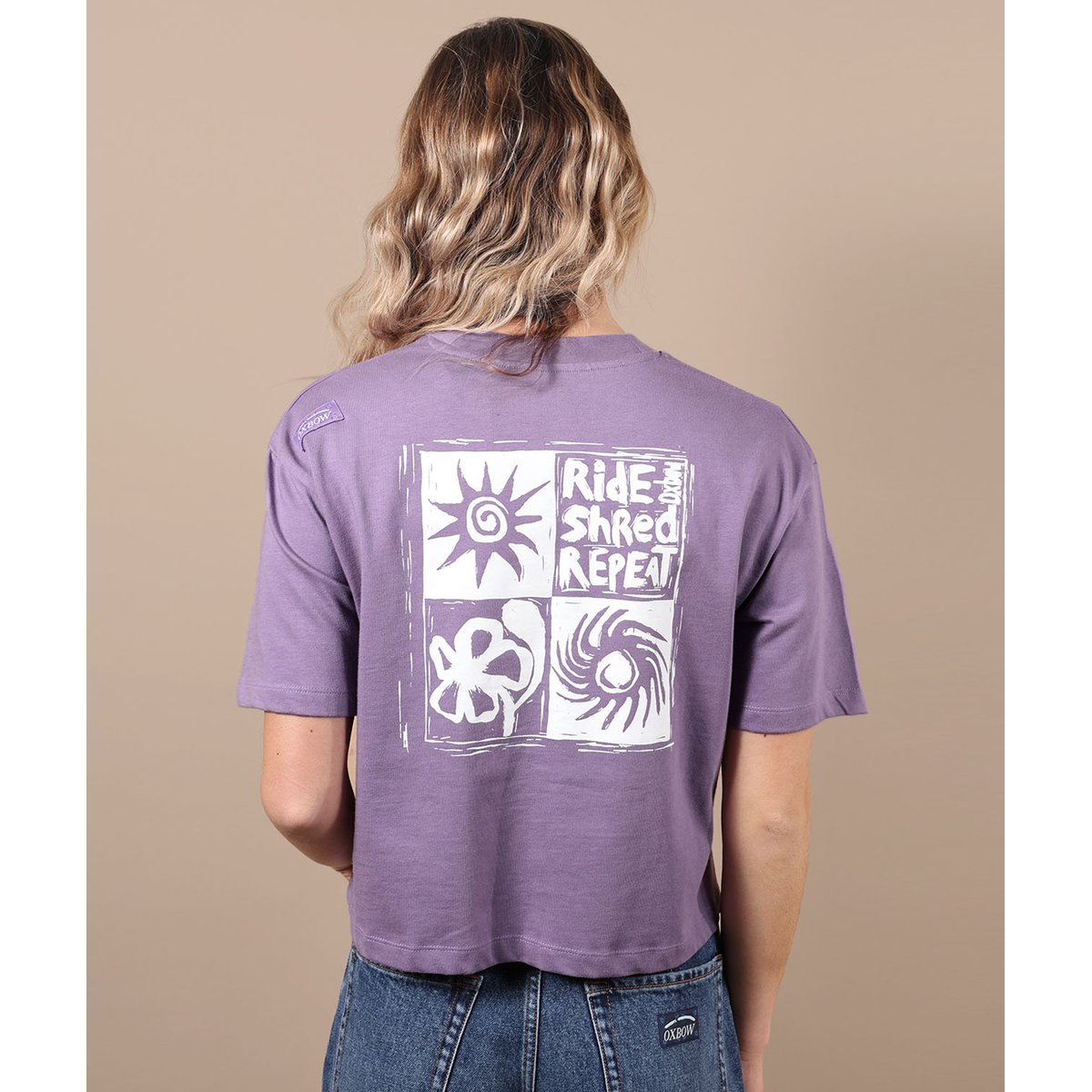 Tee-shirt manches courtes BRODYFLO purple haze, OXBOW