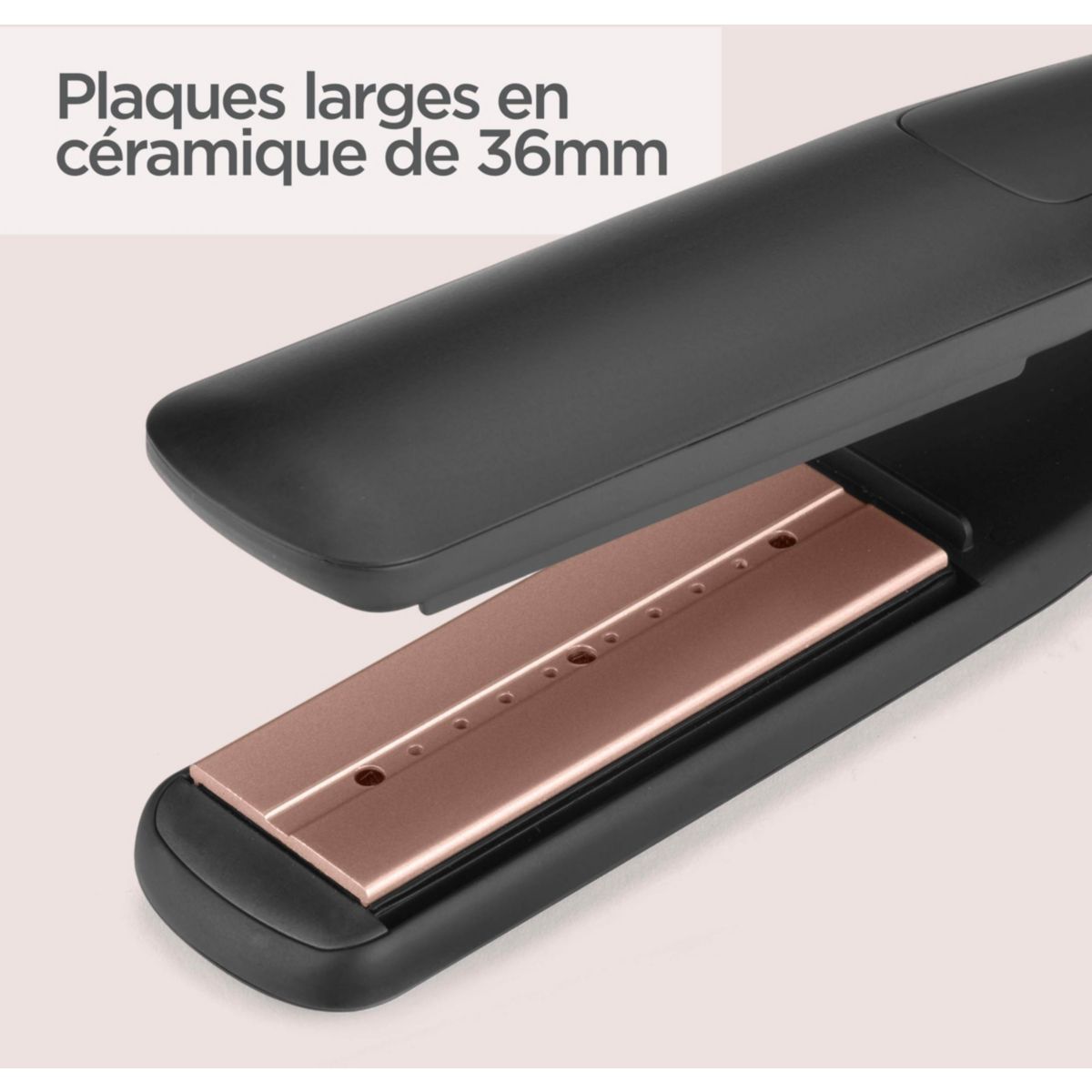 Lisseur vapeur Steam Radiance ST596E couleur unique, BABYLISS