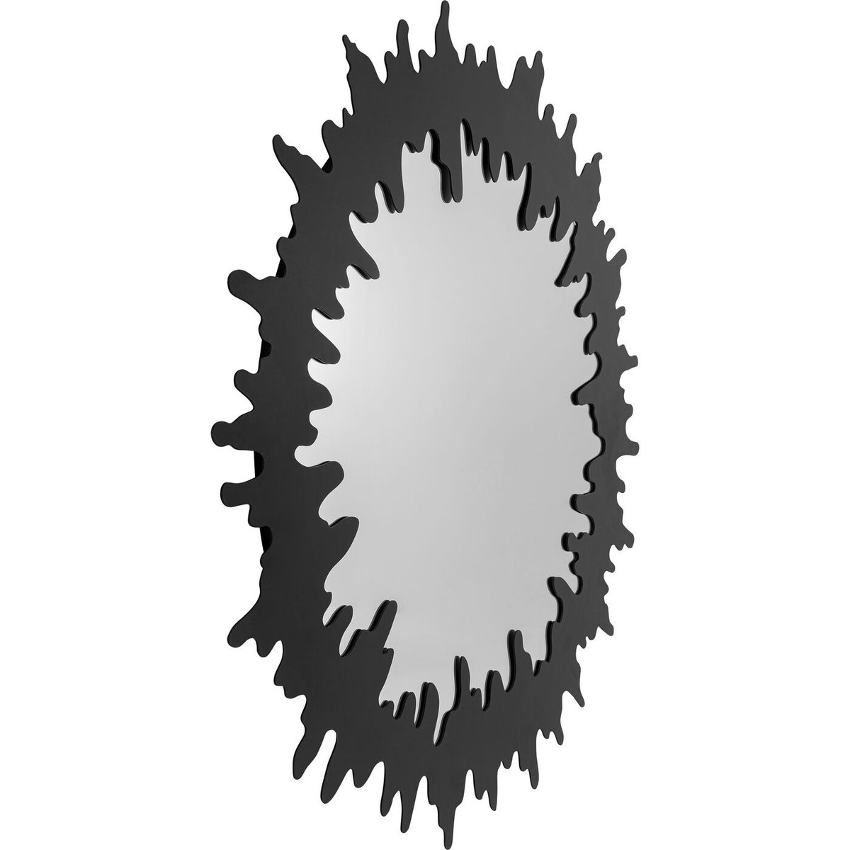 Miroir en acier, HEARTBEAT noir, KARE DESIGN