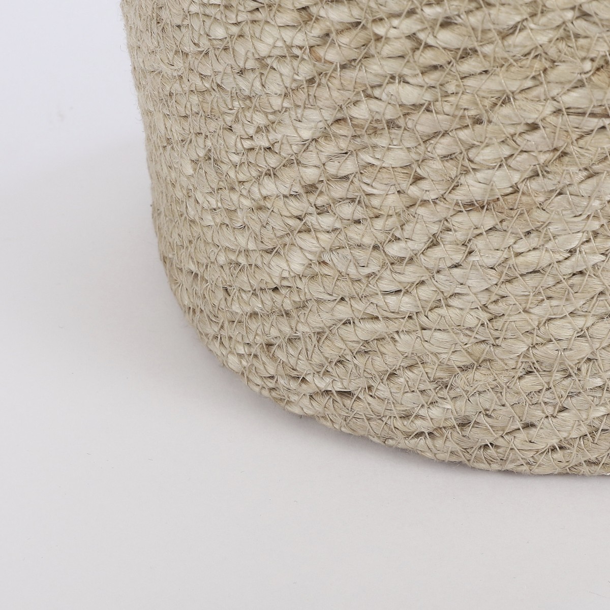 Panier à plantes en jute tressée ATLANTIC crème, MICA DECORATIONS