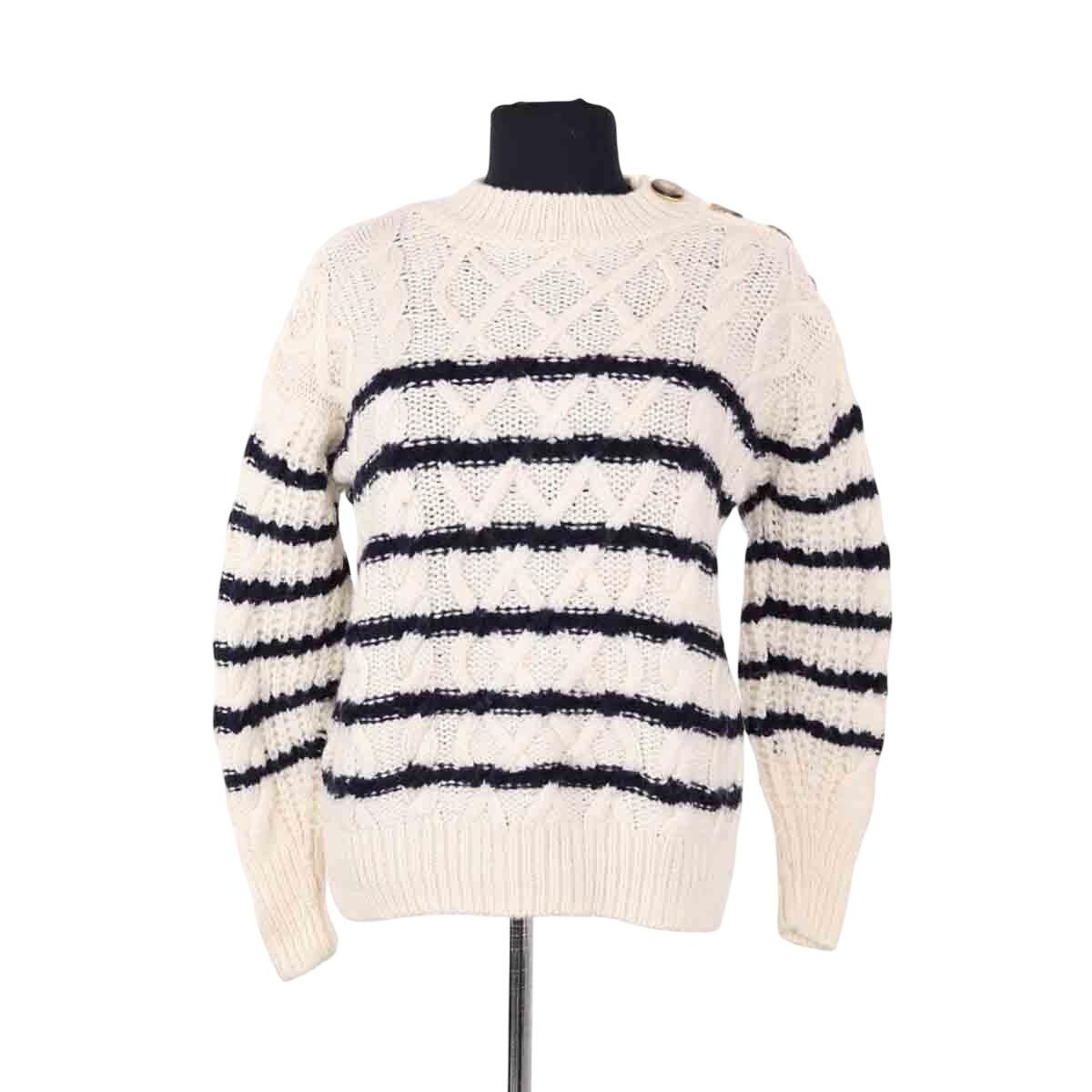 Pull - Très Bon État blanc, SEZANE