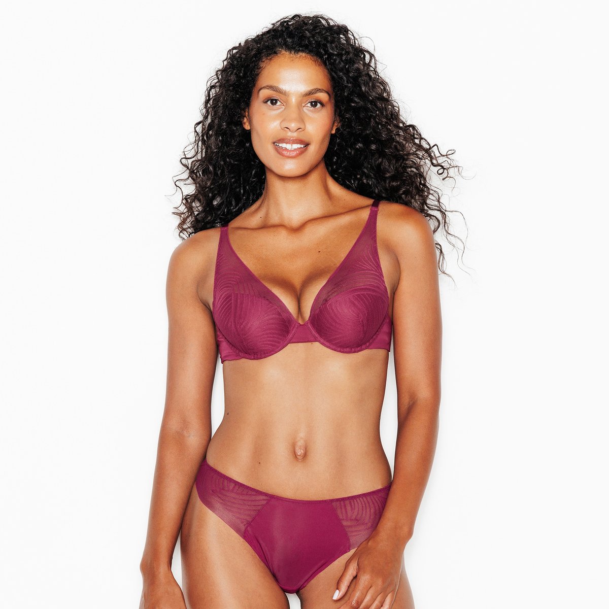 Soutien-gorge ampliforme JANICE violet, ROUGEGORGE LINGERIE