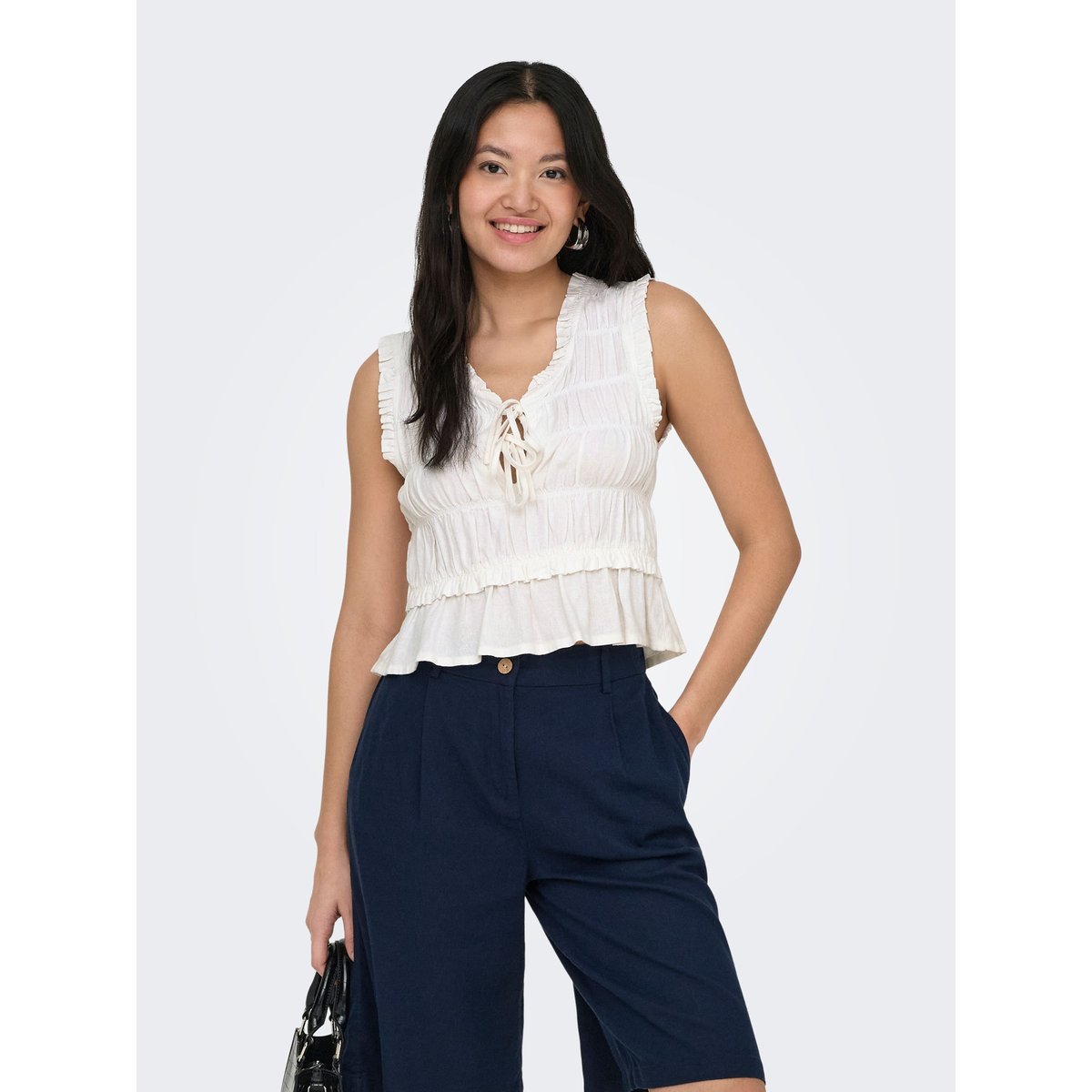 Blouse cloud dancer, ONLY