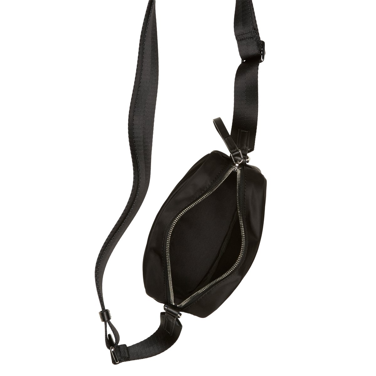Sac à bandoulière xs en matériau recyclé noir, MARC O'POLO