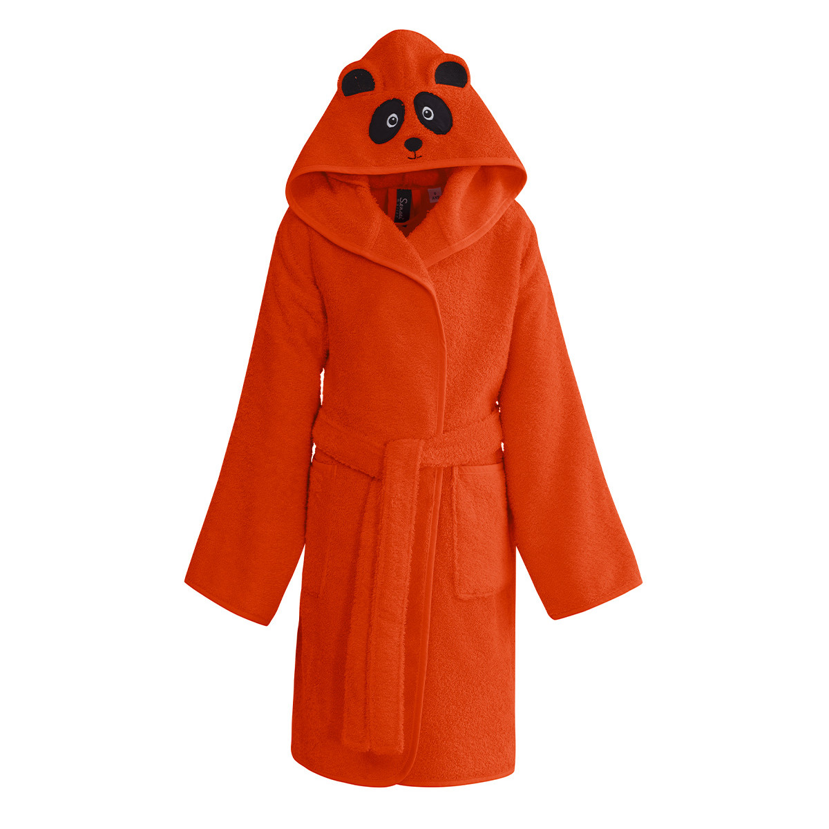 Peignoir de bain enfant 450 g/m² PANDY PANDA corail, SENSEI MAISON
