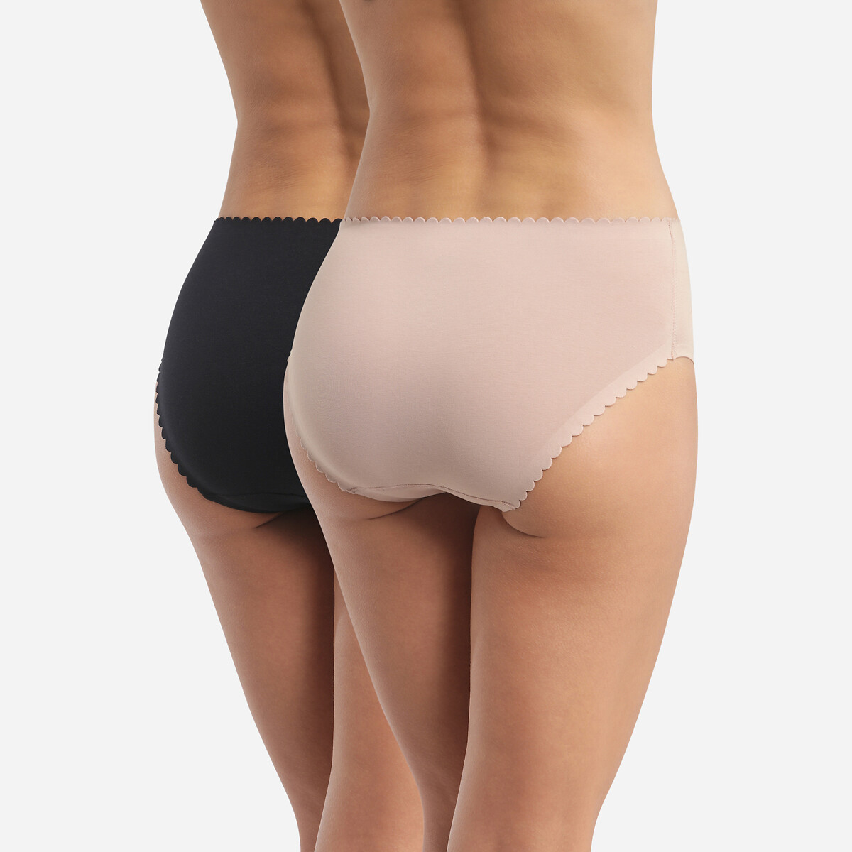 Lot de 2 culottes Body Touch Easy noir + peau, DIM