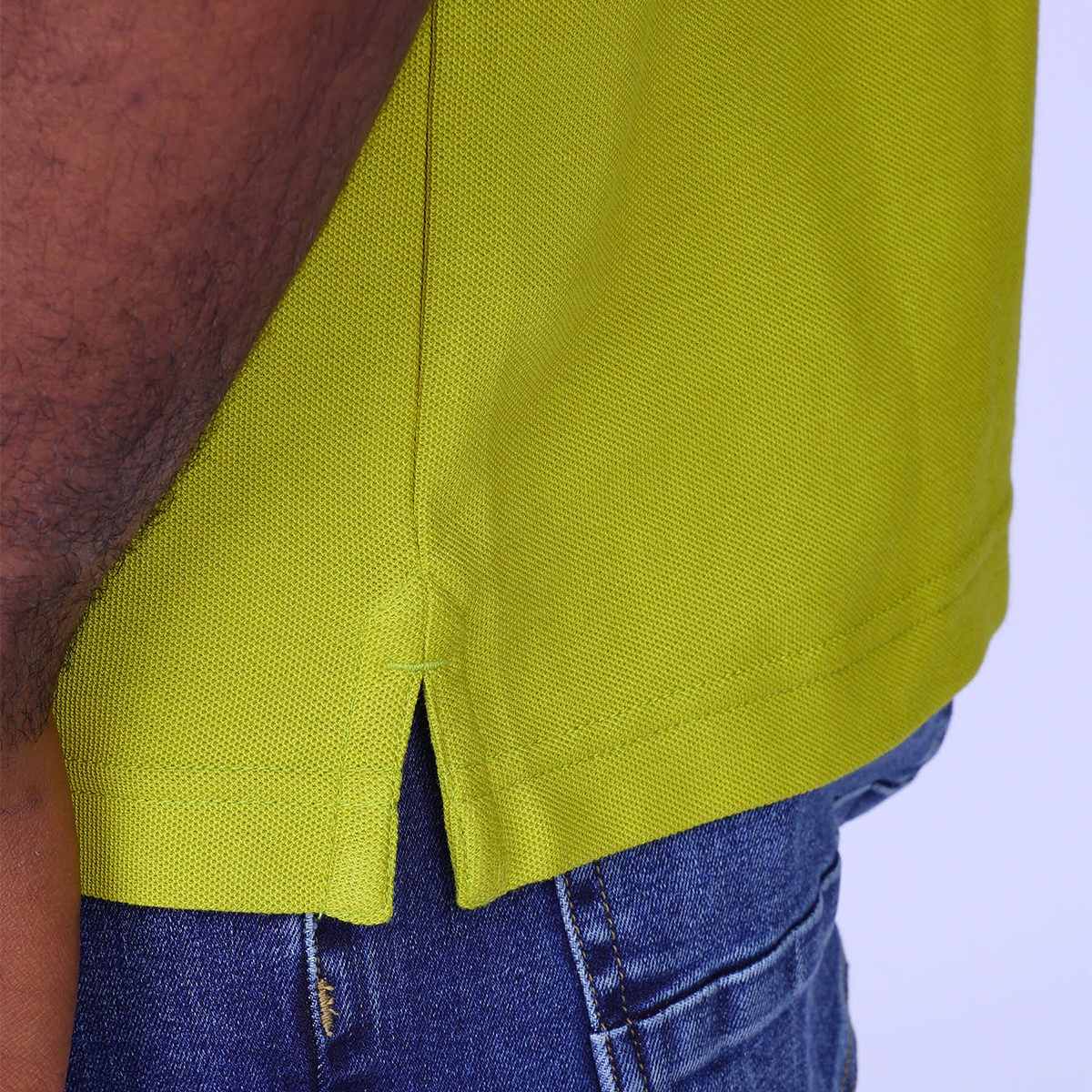 Polo Collin vert clair, MISE AU GREEN