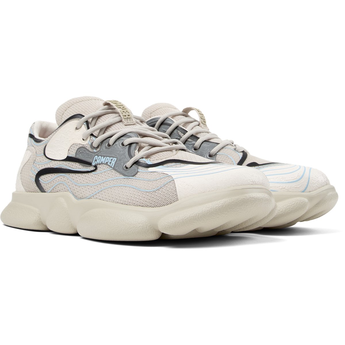 Baskets Karst gris blanc, CAMPER