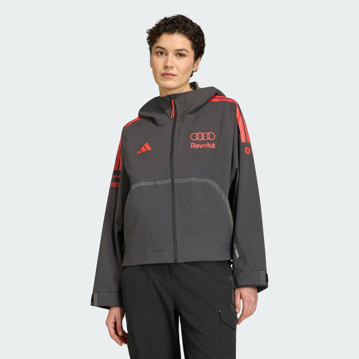 Veste De Pluie Audi Revolut F1 Team Mechanics Veste De Pluie Audi Revolut F1 Team Mechanics utility black / hi-res red, adidas Performance