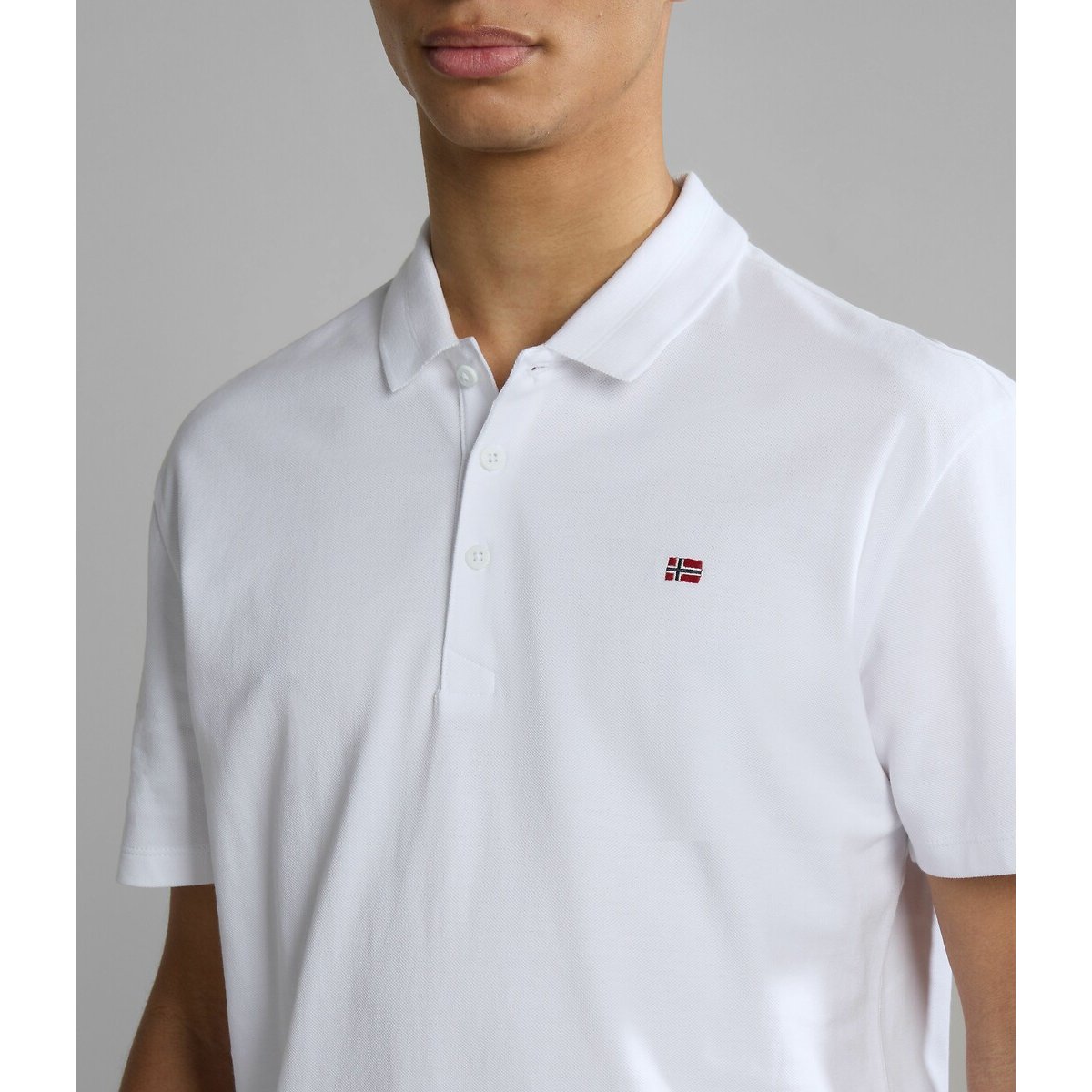 Polo manches courtes blanc, NAPAPIJRI