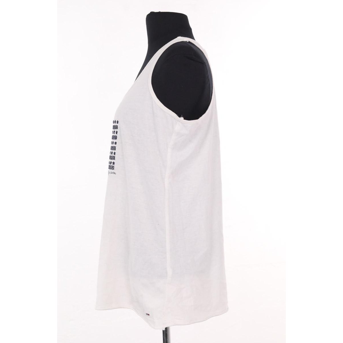 Top sans manche - Très Bon État blanc, TOMMY HILFIGER