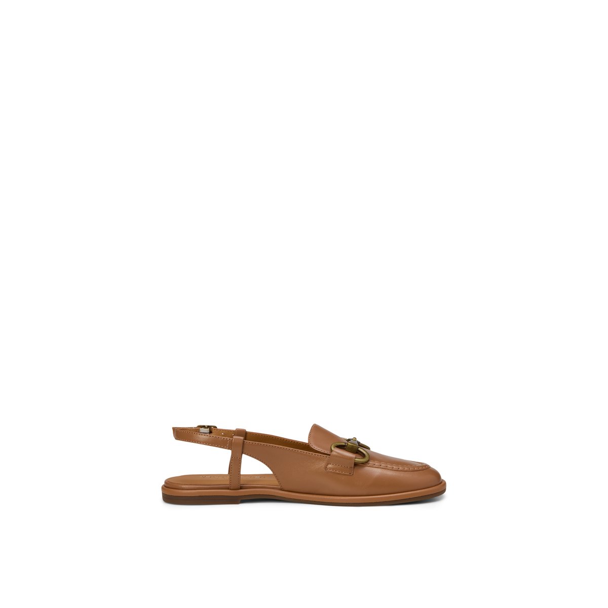 Molette slingback modèle Alva en cuir de vache noble braun, MARC O'POLO