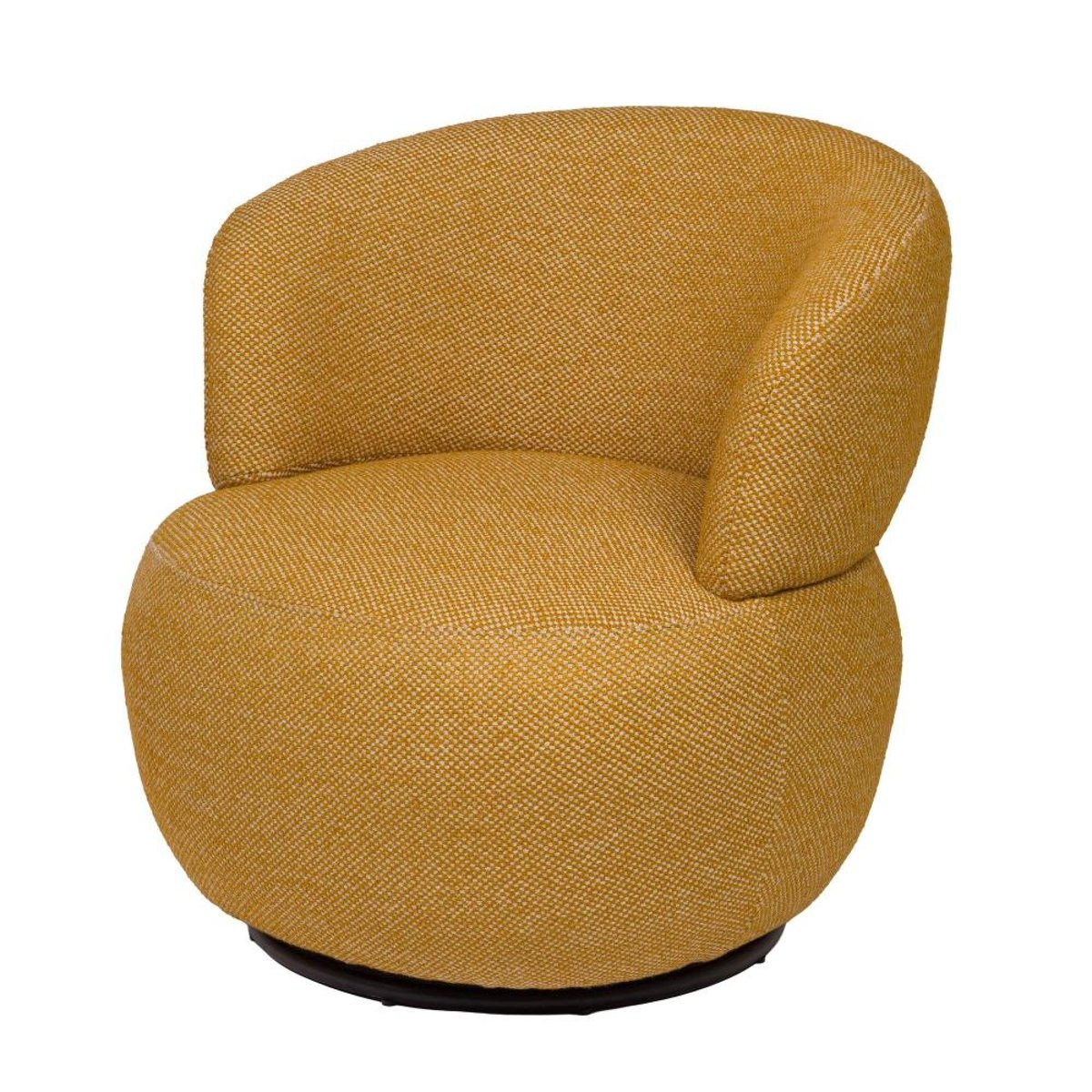 Fauteuil en tissu   Brice jaune, AMADEUS
