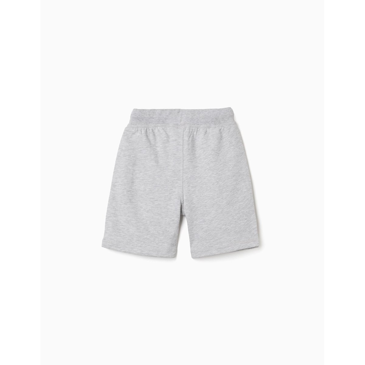 Short en molleton avec cordon de serrage et poches latérales gris clair, ZIPPY