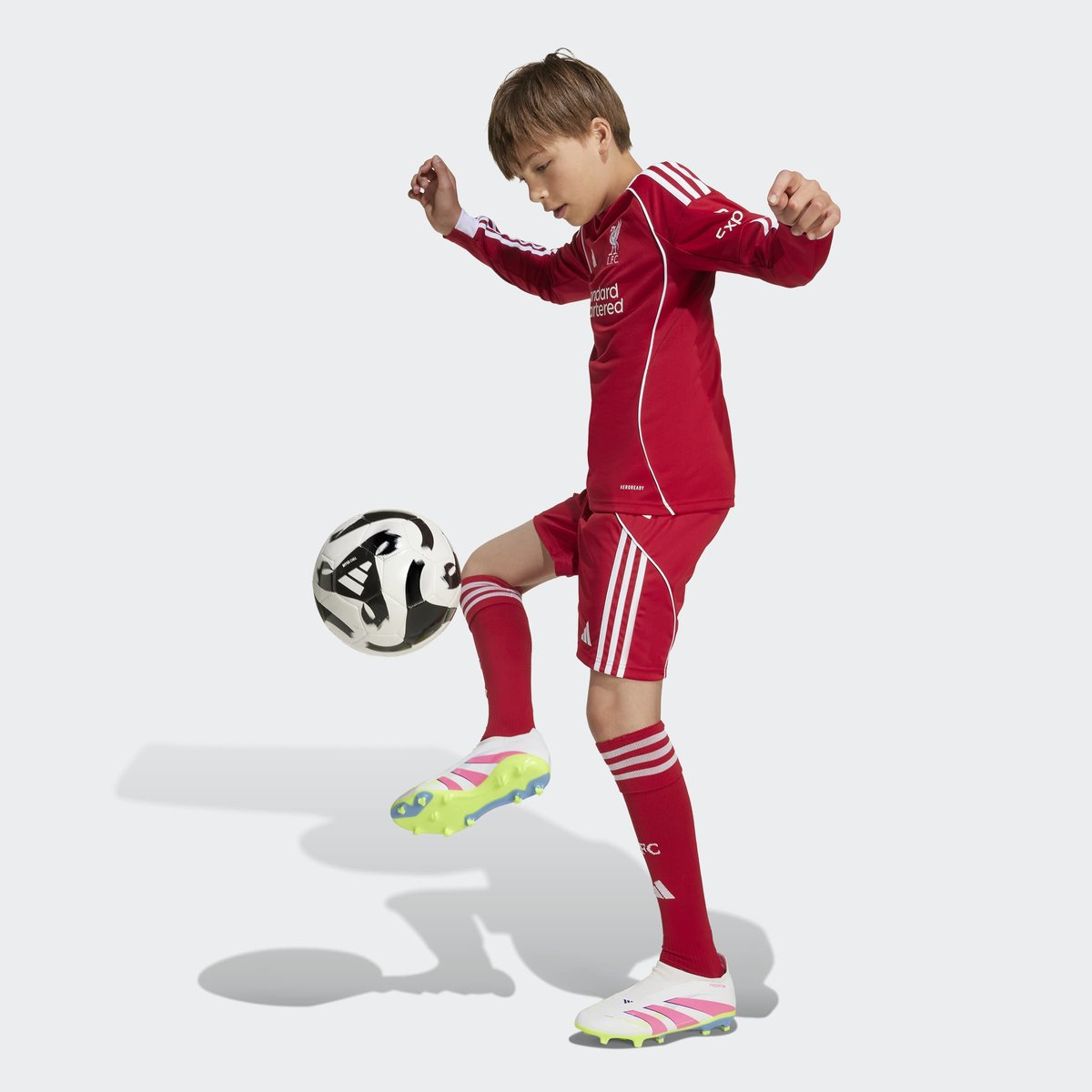 Maillot Domicile À Manches Longues Liverpool Fc 25/26 Enfants strawberry red, adidas Performance